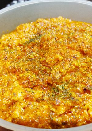 A picture of Crumble paneer.