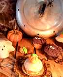 Muffin alla zucca spettrali in pentola