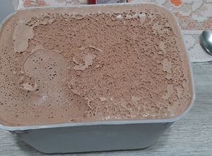 Foto de Sorvete caseiro de chocolate zero lactose