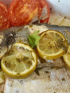 Foto principal de Dorada con lima y cilantro (al horno)