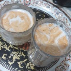A picture of Home made cappuccino.
