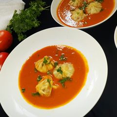 A picture of Momo Soup(Veg).