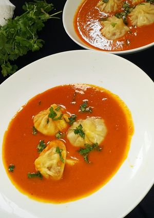 A picture of Momo Soup(Veg).