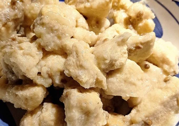 Petto di pollo con semi di coriandolo