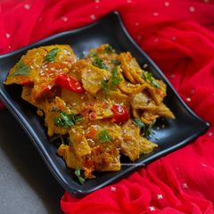 A picture of Leftover Roti Tadka.