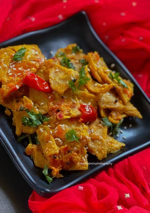 A picture of Leftover Roti Tadka.