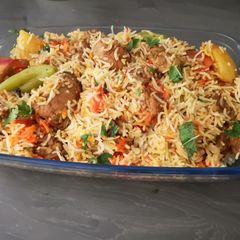 A picture of Daigi biryani.