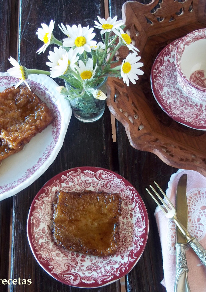Una foto de Torrijas de vino y miel