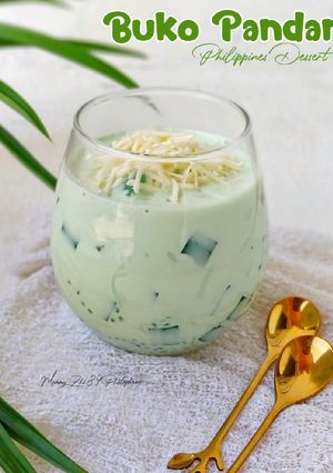 Foto resep Buko Pandan || Philippines Dessert