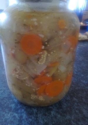 Una foto de Escabeche de berenjena