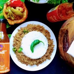 A picture of BBQ qeema.