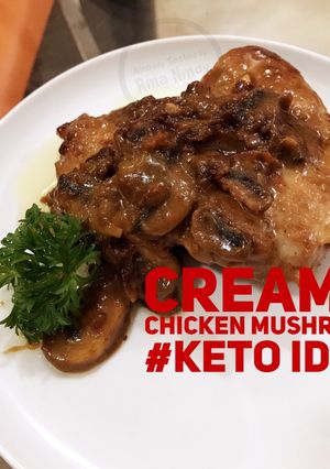 Foto resep Creamy Chicken Mushroom #keto idea
