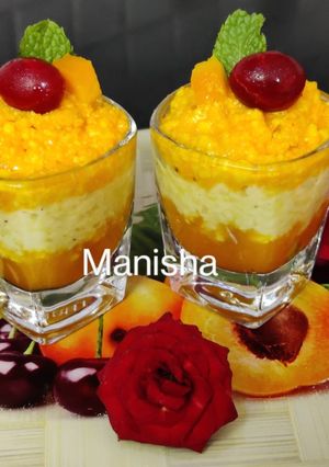 A picture of Mango Kalakand Shots.