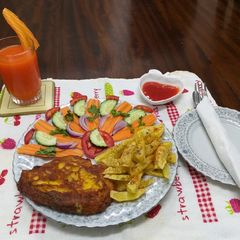 A picture of Fish and Chips#Weekly Jikoni Challenge.