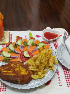 A picture of Fish and Chips#Weekly Jikoni Challenge.