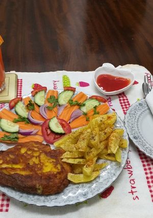 A picture of Fish and Chips#Weekly Jikoni Challenge.