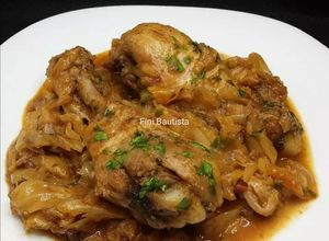 Foto principal de Jamoncitos de pollo con repollo (col)