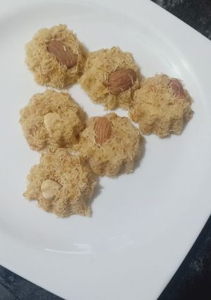 صورة لوصفة كنافه بالمكسرات