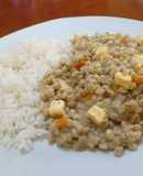 Guiso de Trigo con queso Serrano