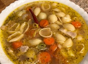 Una foto de Sopa italiana de verduras