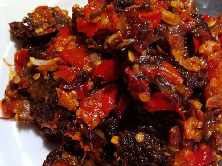 Bagaimana Membuat Balado daging rendang, Lezat