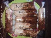Una foto de helado de nutella