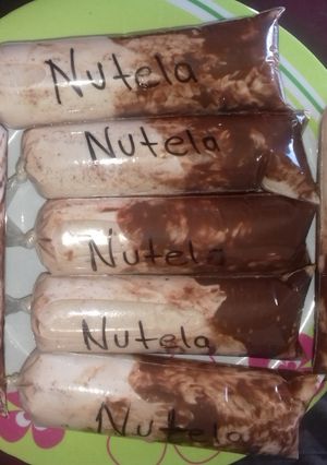 Una foto de Bolis gourmet de Nutella para negocio o consumo propio