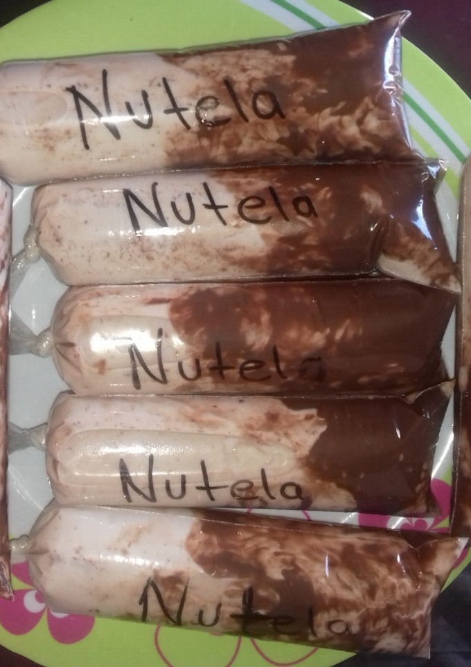 Una foto de Bolis gourmet de Nutella para negocio o consumo propio