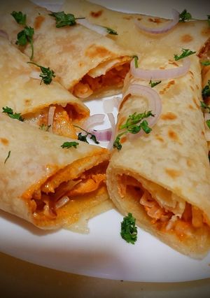 A picture of Tandoori Boti Roll.