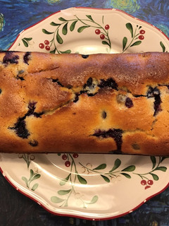 A picture of Blueberry Quick Bread.