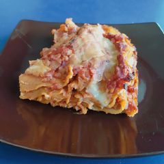 A picture of Lentil Lasagna.