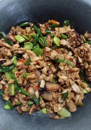 Foto resep Oseng mandai pete cabe ijo