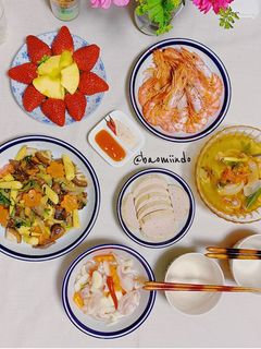 Hình của món Cơm Tết Xa Quê.