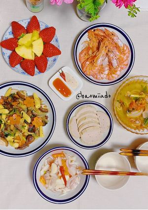 Hình của món Cơm Tết Xa Quê.