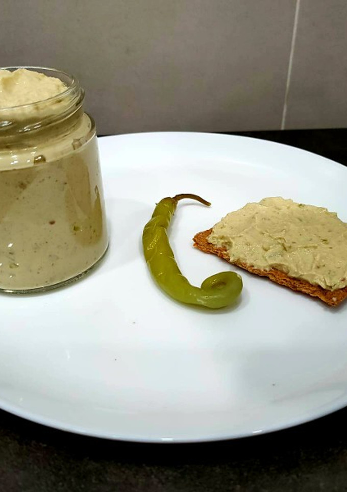 Una foto de Crema de piparras