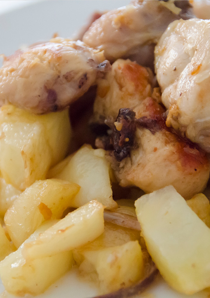 Una foto de Pollo al Ajillo