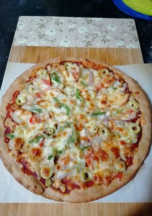 صورة لوصفة بيتزا لايت 😋