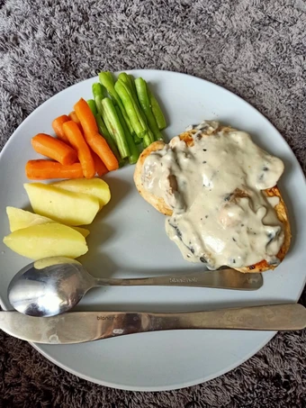 Langkah Gampang Membikin Resep .: Resep Chicken Steak with Mushroom Sauce : yang  Bikin Ketagihan Anti Ribet, Sempurna