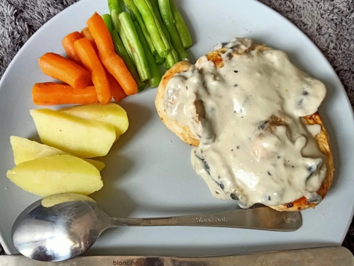 Langkah Gampang Membikin Resep .: Resep Chicken Steak with Mushroom Sauce : yang  Bikin Ketagihan Anti Ribet, Sempurna