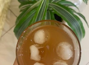 صورة لوصفة شاي مثلج بالخوخ ice tea 🍑