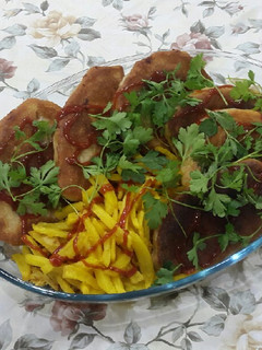 عکسی از دستور پیراشکی مرغ و قارچ