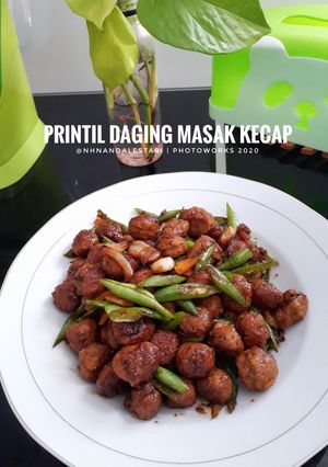 Foto resep Printil Daging masak kecap