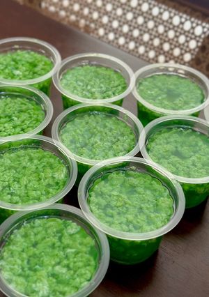 Foto resep Puding Lumut Pandan
