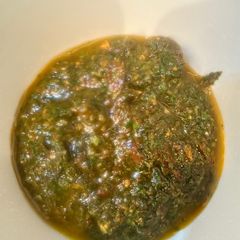 A picture of Chermoula (Moroccan Hot Sauce) - Amazing Marinade or Sauce for Fish or Chicken - Enjoy :P.