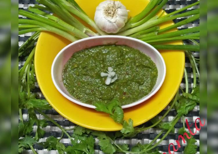 Spring Onion chutney