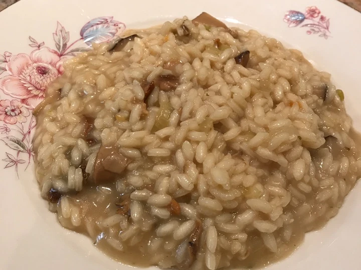 Recipe Porcini risotto (with tips to make it Vegan) the Delicious Appealing