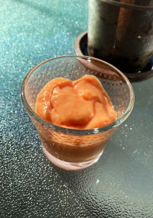 Una foto de Crema de papaya