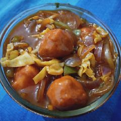 A picture of Gravy cheese chilli.