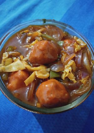 A picture of Gravy cheese chilli.