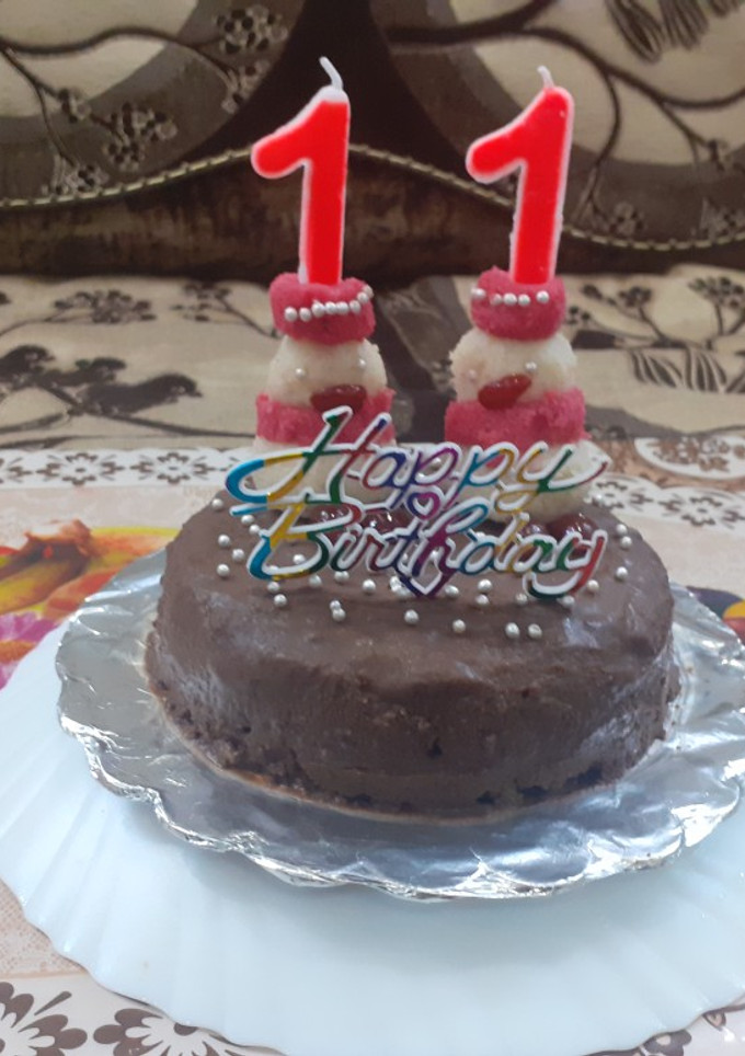 नो बेक चॉकलेट केक (no bake chocolate cake recipe in Hindi) रेसिपी मुख्य फोटो